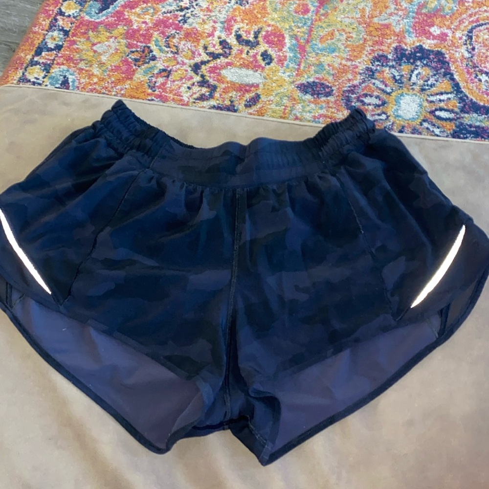 Black Camo Lululemon Shorts